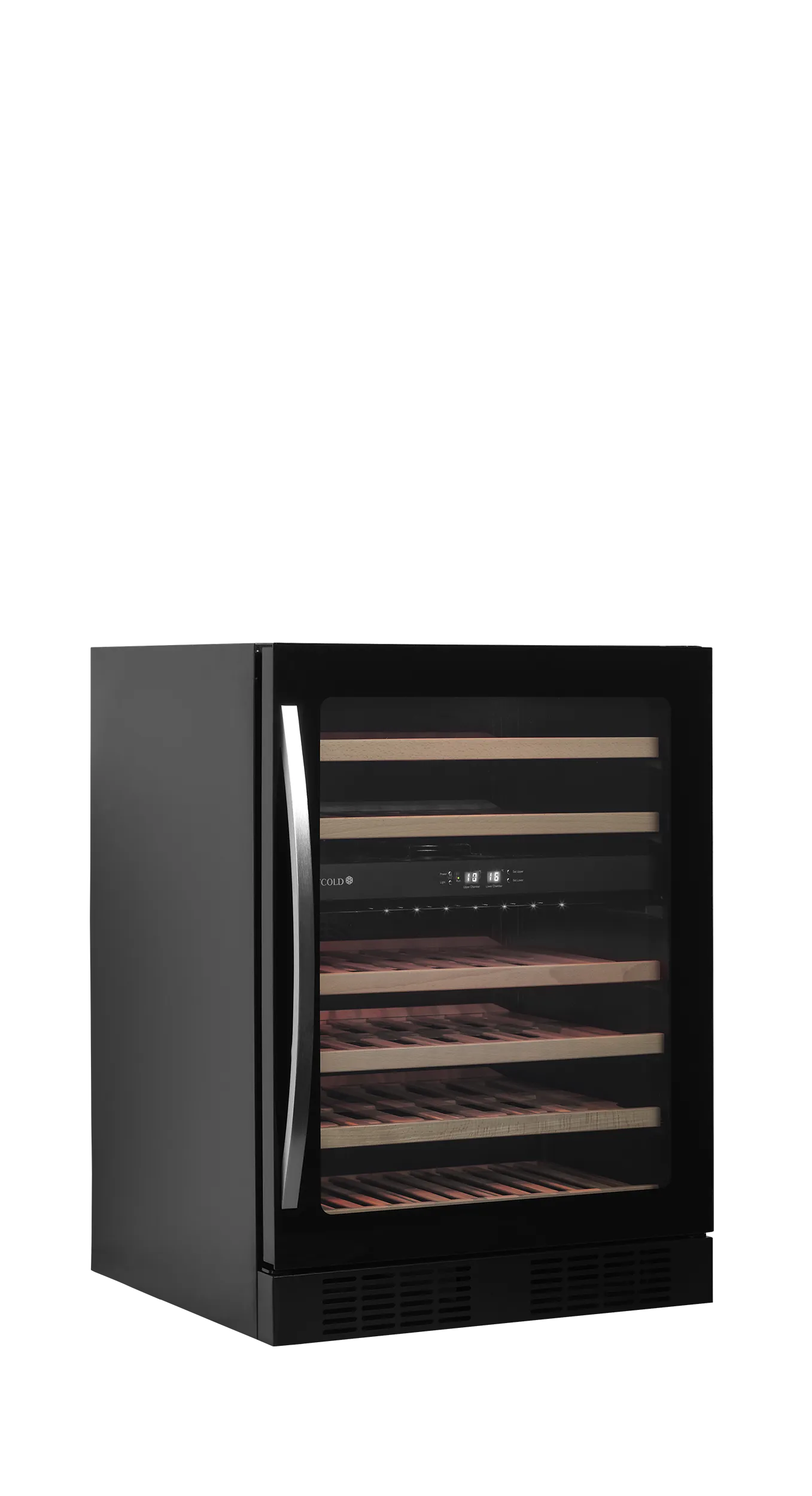 Vinotéka – 131 L/46 fliaš – celočierna | TEFCOLD TFW 200-2F – Obrázok 2