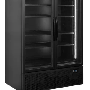 Chladiaca skriňa – 645 L – 2 dverová – čierna | TEFCOLD FSC1200H BLACK