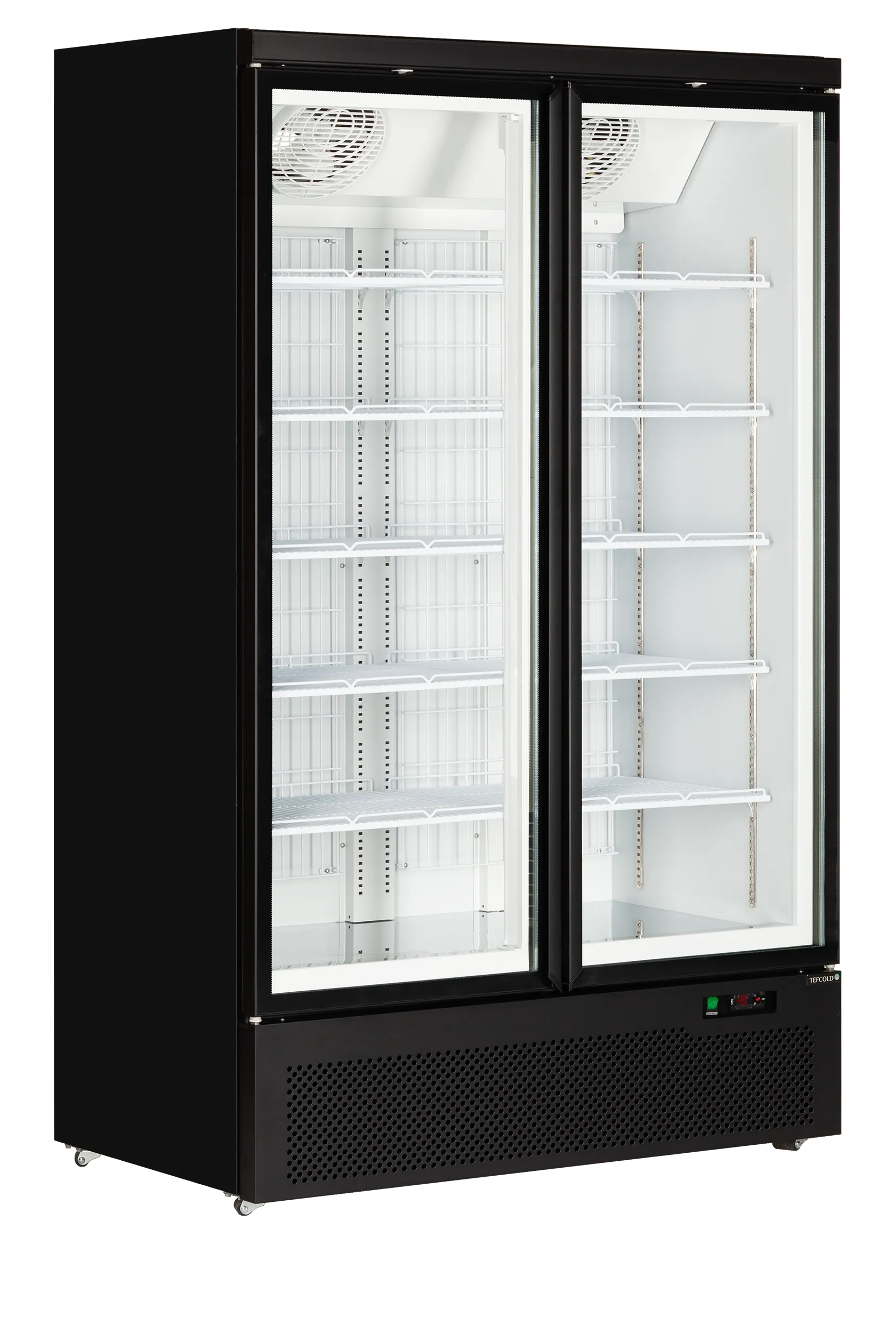 Mraziaca skriňa – dvojdverová – 702 L – čierna | TEFCOLD Atom Maxi F2DB