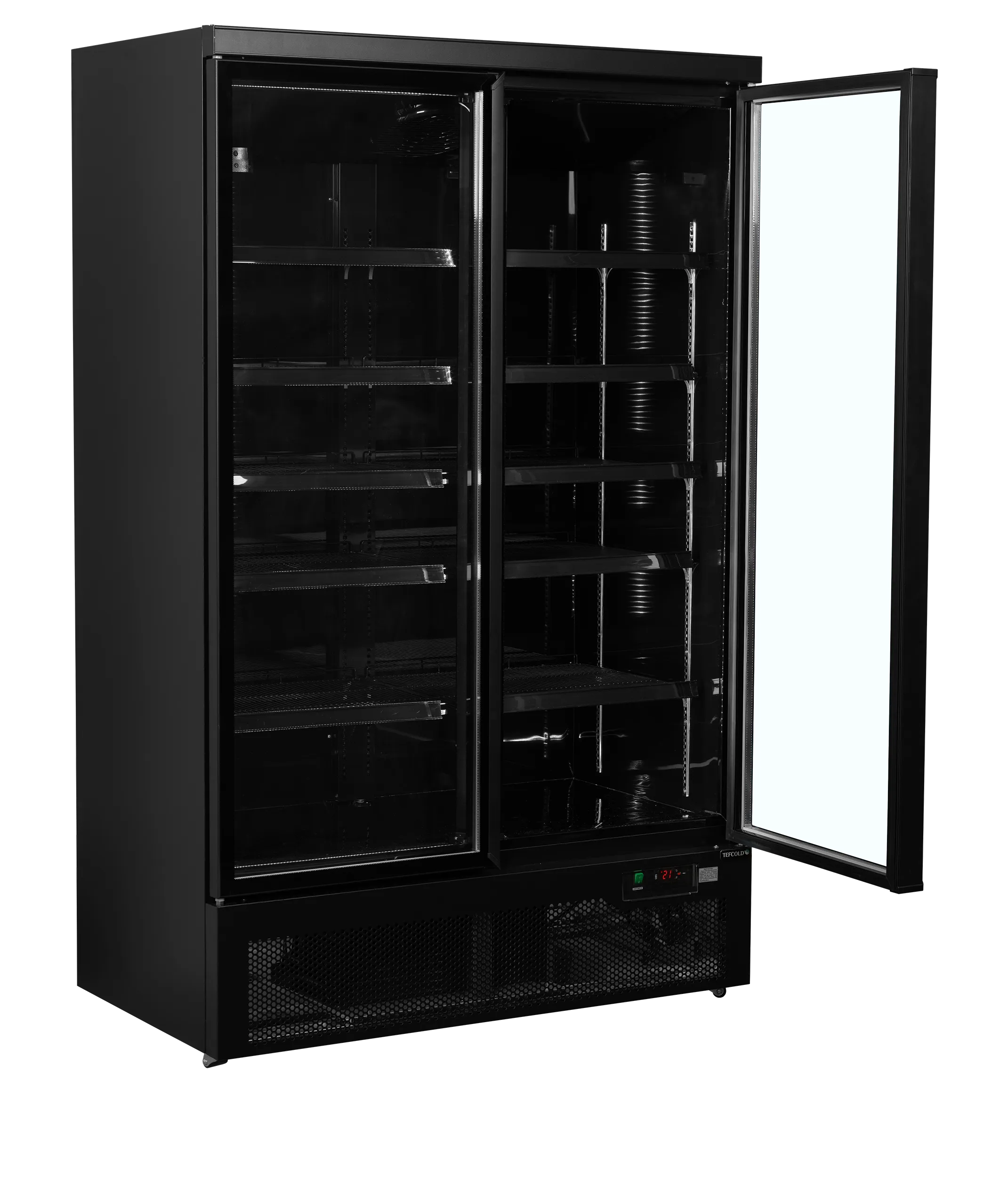 Chladiaca skriňa – 809 L – čierne police | TEFCOLD Atom Maxi C2DBB – Obrázok 2
