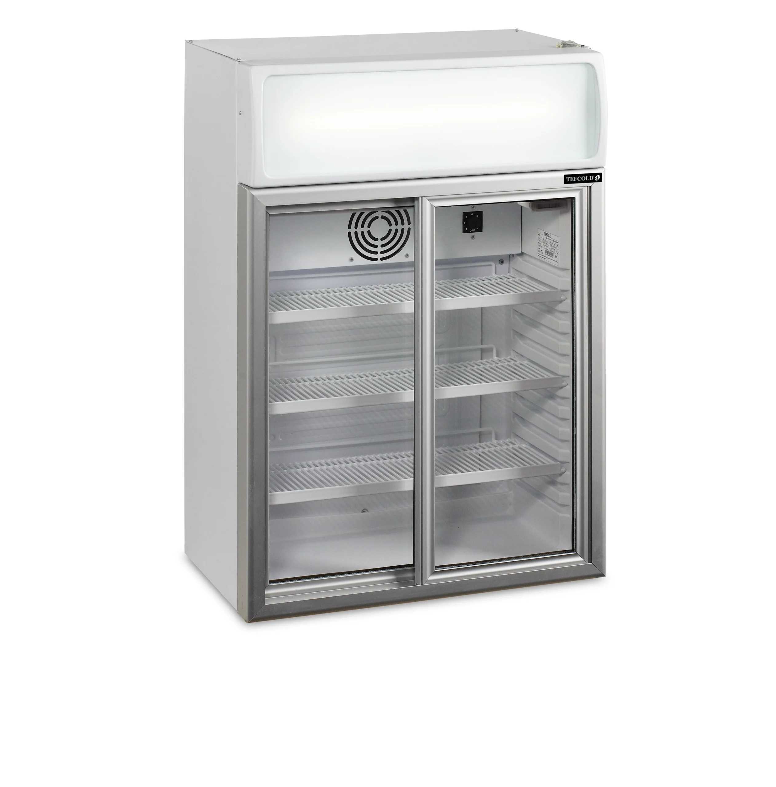Chladiaca skriňa – 2 dverová – 60 L | TEFCOLD FSC 100 – Obrázok 2
