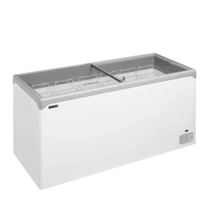 Truhlicová mraznička – presklené veko – 367 L | TEFCOLD NIC 501 SC
