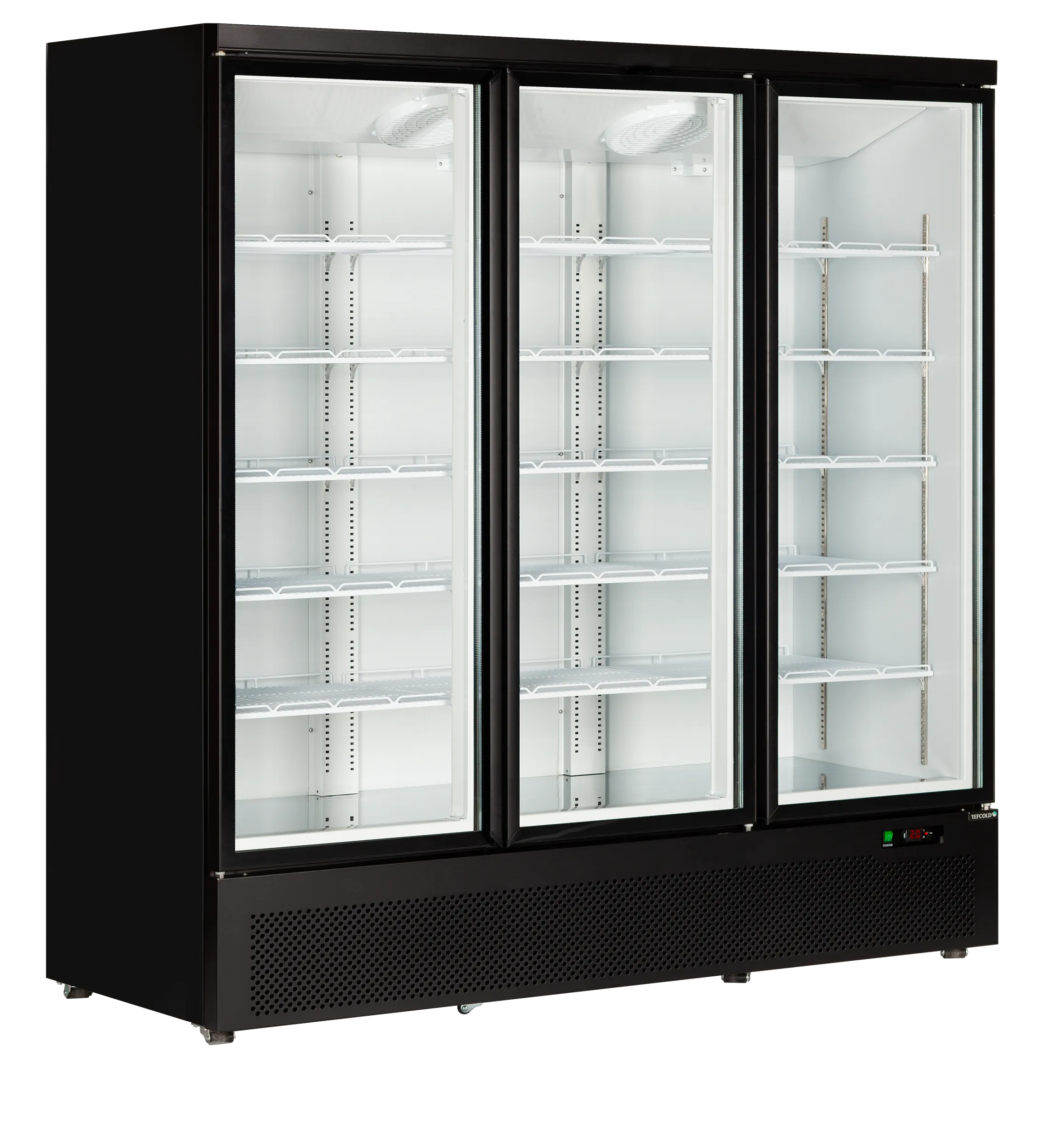 Mraziaca skriňa – trojitá – presklené dvere – 1090 L | TEFCOLD Atom Maxi F3DB