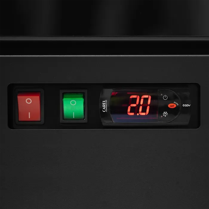 Chladiaca skriňa – 1264 L – 3 dverová – biele police | TEFCOLD Atom Maxi C3DB – Obrázok 3