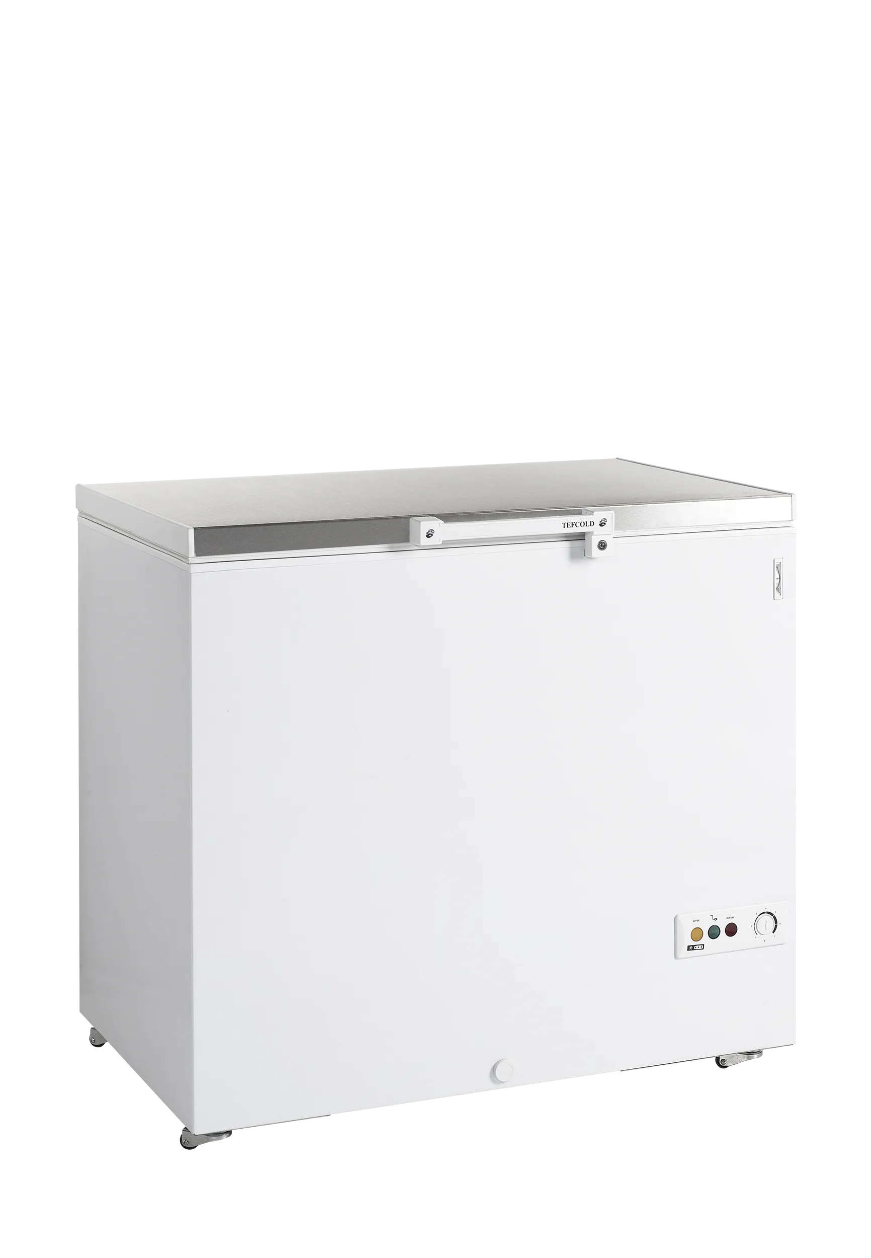 Truhlicová mraznička – plné nerezové veko – 273 L | TEFCOLD FR 305 S SL