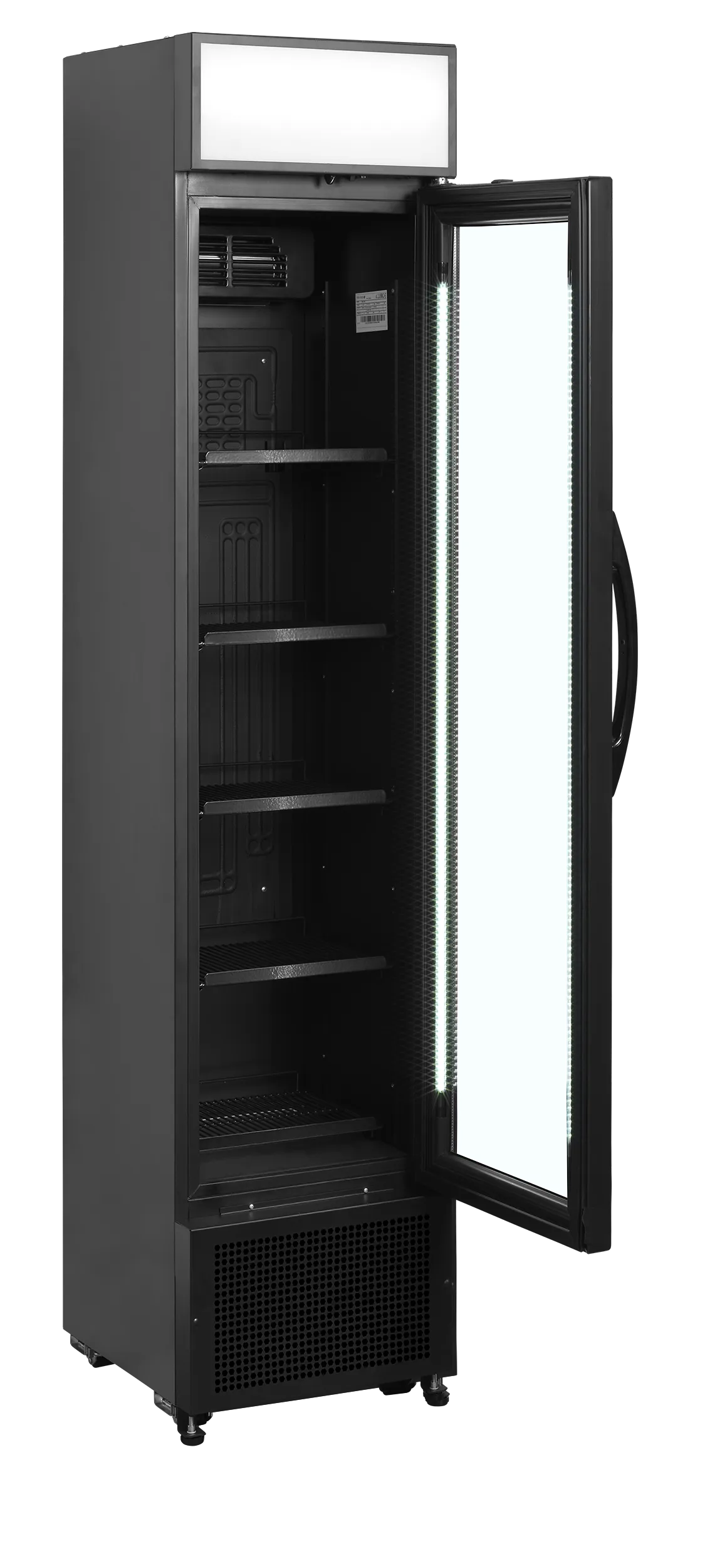 Úzka chladiaca skriňa – 114 L – 435×505 mm | TEFCOLD FSC 175H Black – Obrázok 4