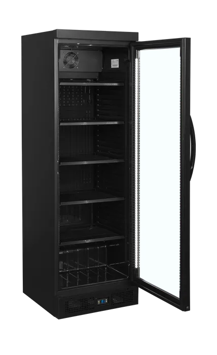 Chladnička na nápoje – 370 W – čierna | TEFCOLD CEV 435 BLACK – Obrázok 4