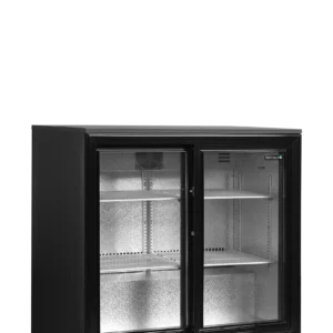 Mini chladnička – 2 – dvojdverová – 182 L – biele police | TEFCOLD DB201S