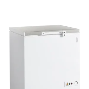 Truhlicová mraznička – plné nerezové veko – 185 L | TEFCOLD FR 205 S SL
