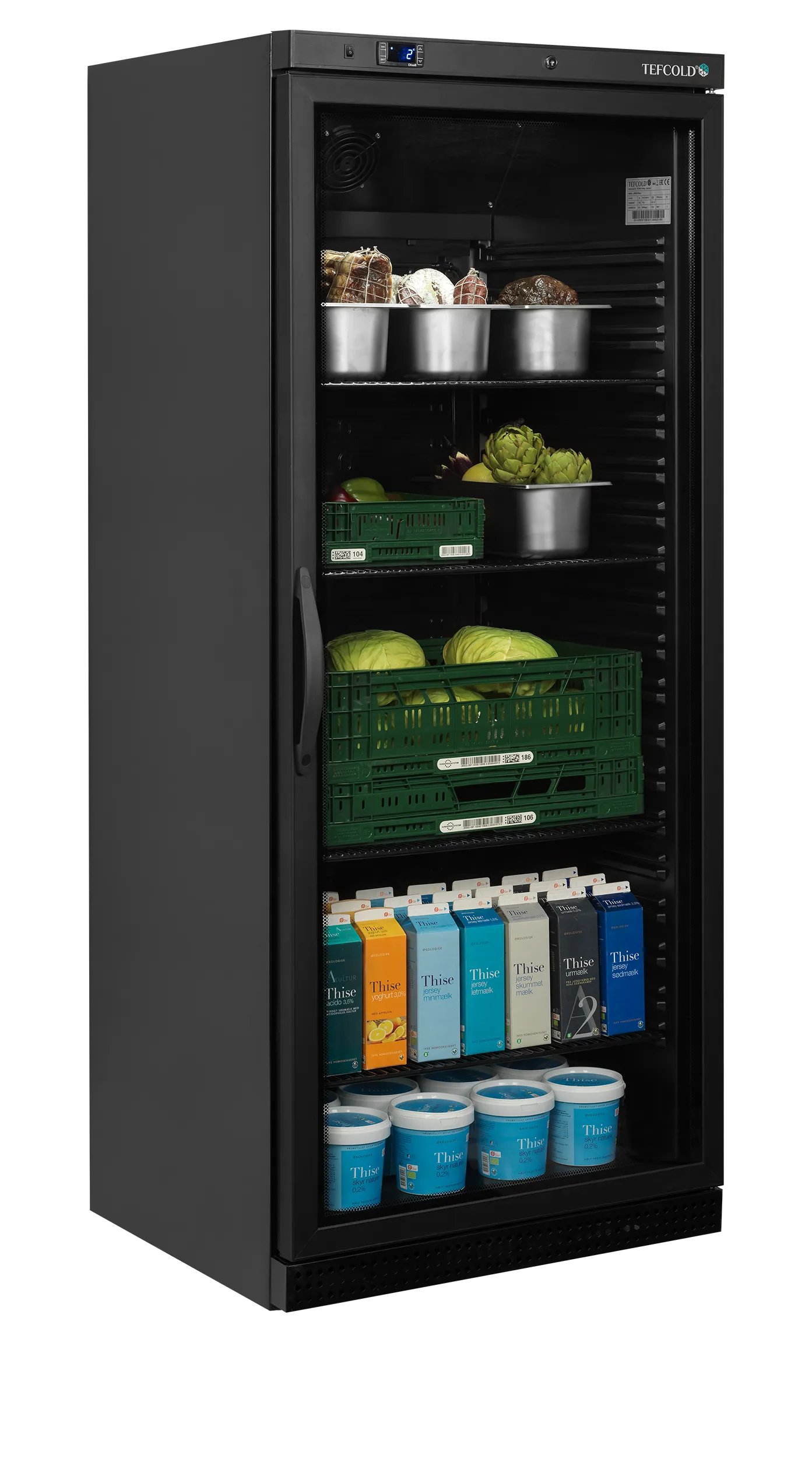 Chladiaca skriňa čierna – 570 L | TEFCOLD UR 600 BG – Obrázok 3