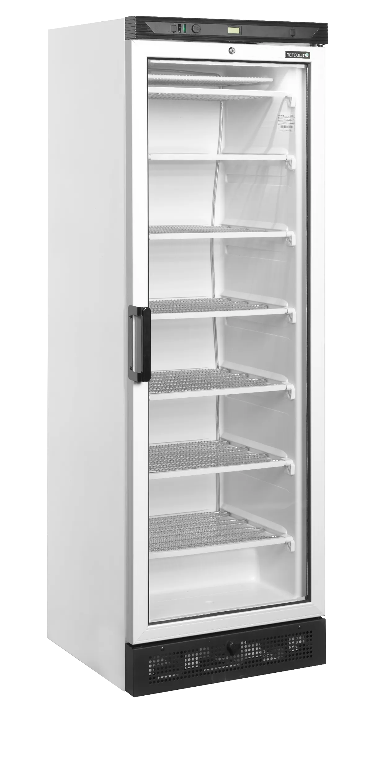 Mraziaca skriňa – presklené dvere – 270 L – biela | TEFCOLD UFFS371G – Obrázok 3