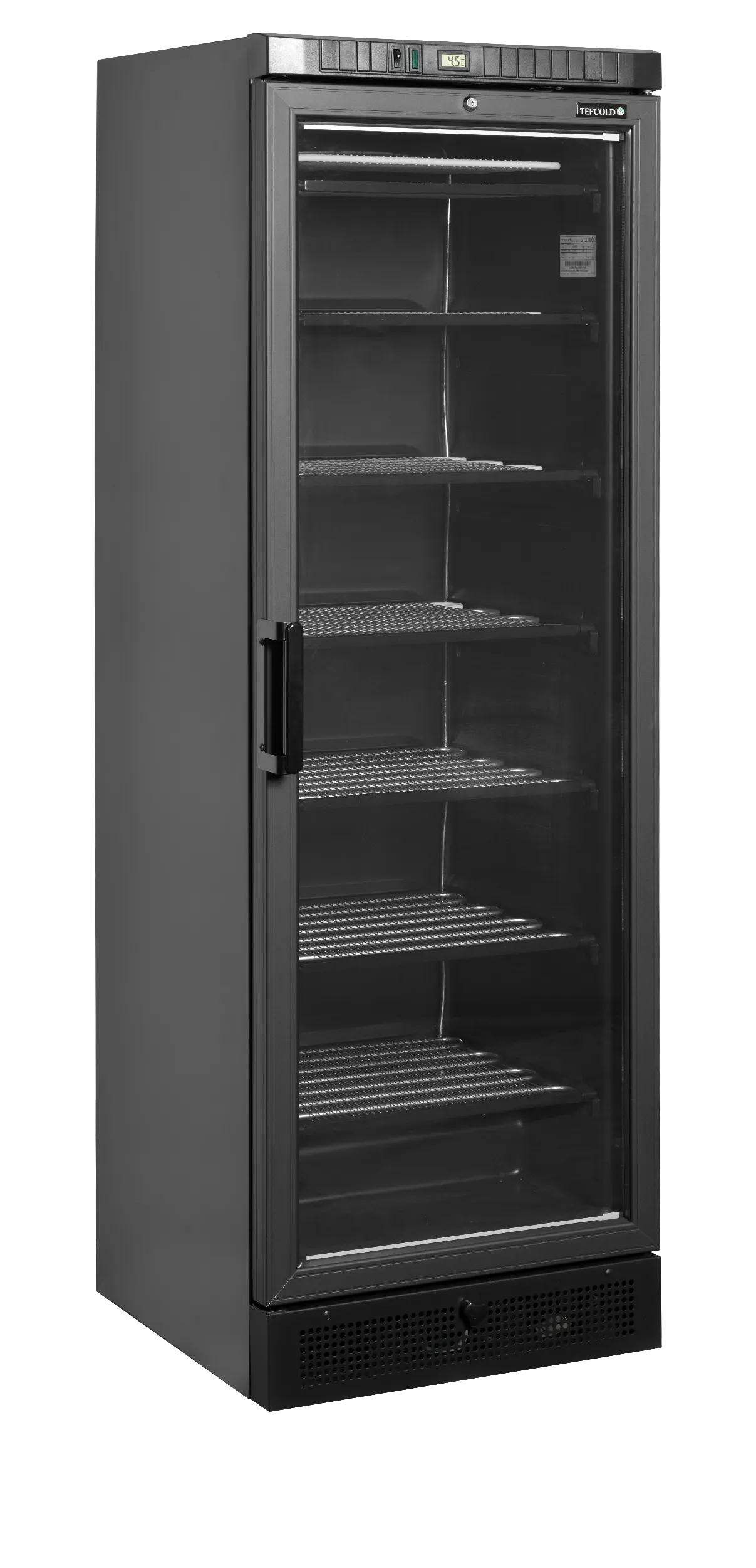 Mraziaca skriňa – presklené dvere – 270 L – čierna | TEFCOLD UFSC371G Black – Obrázok 6