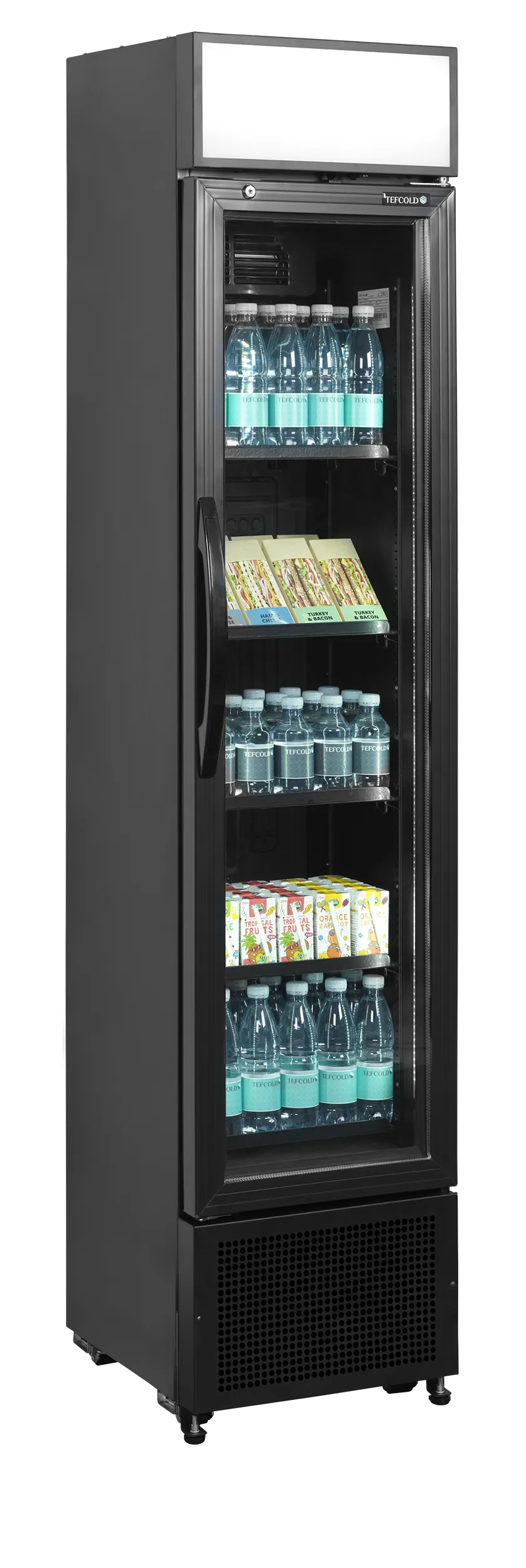 Úzka chladiaca skriňa – 114 L – 435×505 mm | TEFCOLD FSC 175H Black – Obrázok 6