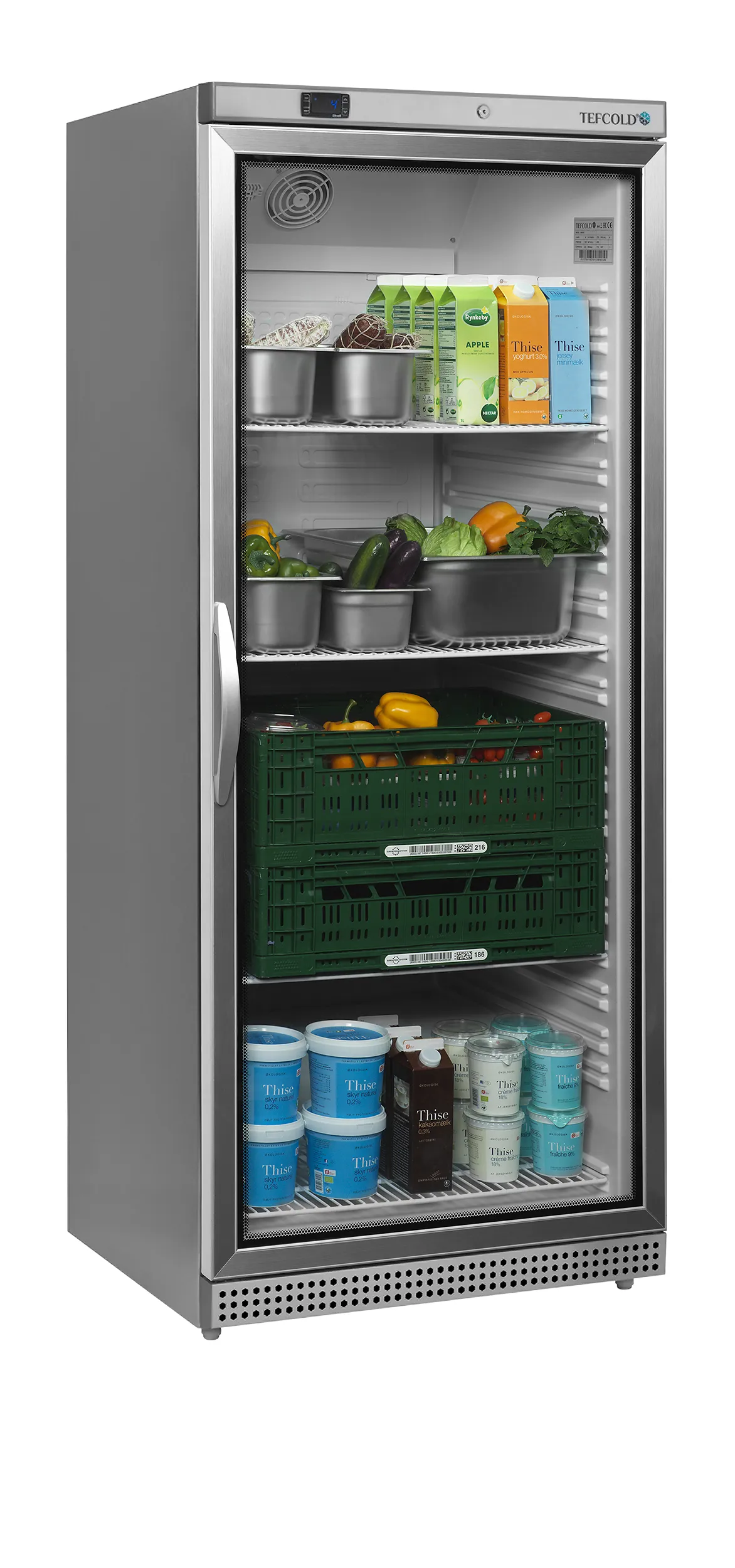 Chladiaca skriňa – 570 L – 2,25 kWh – nerez | TEFCOLD UR 600 SG – Obrázok 4