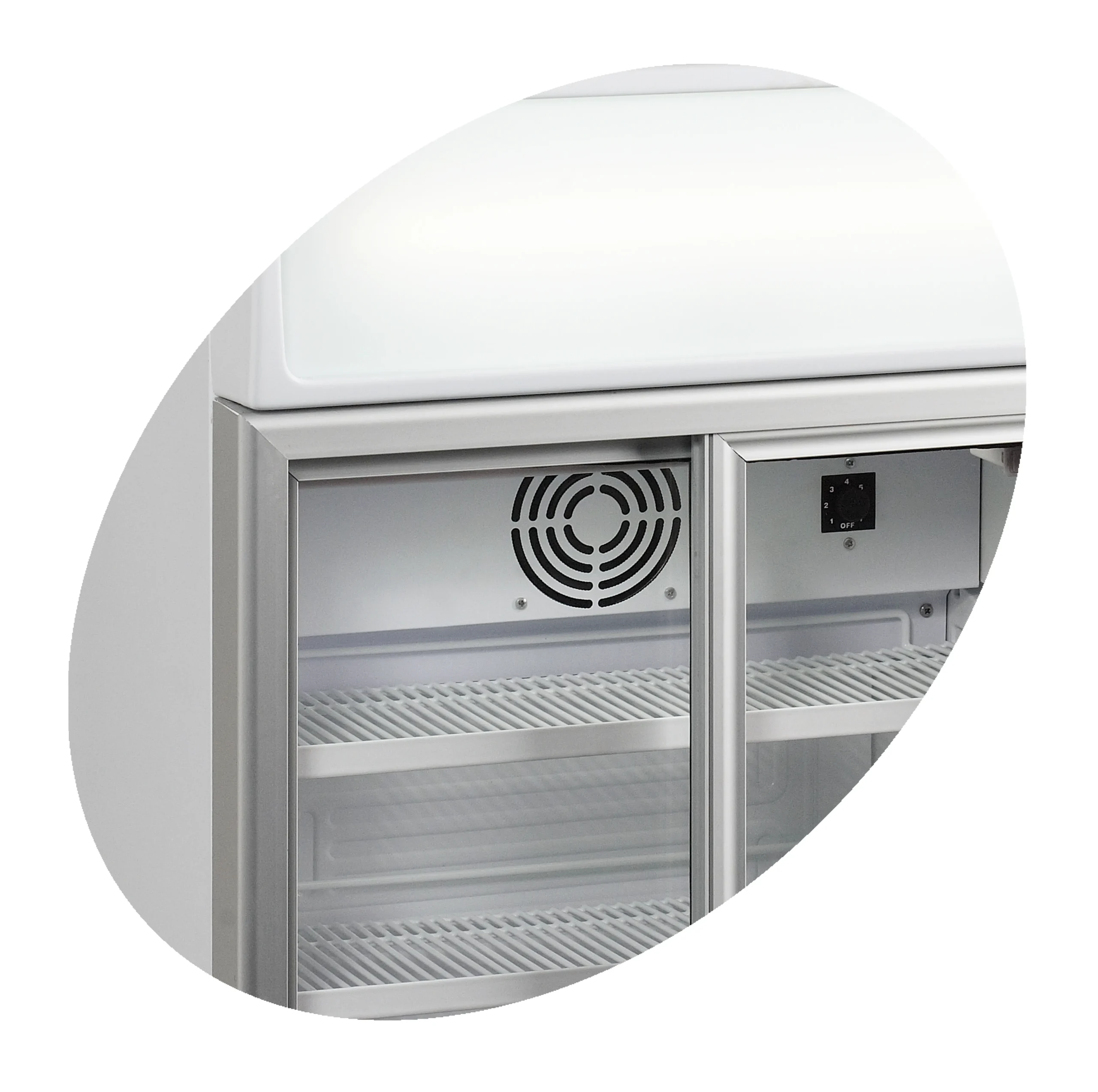Chladiaca skriňa – 2 dverová – 60 L | TEFCOLD FSC 100 – Obrázok 5