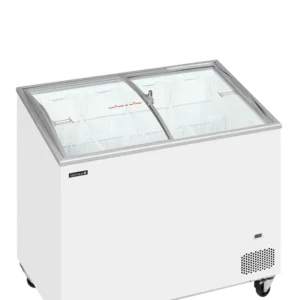 Pultová mraznička – presklené oblé veko – 230 L | IC 301 SCEB