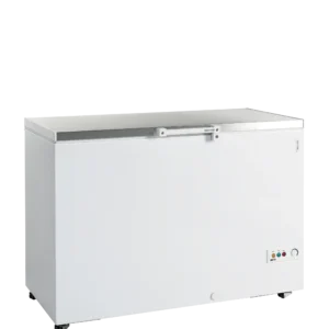 Truhlicová mraznička – plné nerezové veko – 377 L | TEFCOLD FR 405 S SL