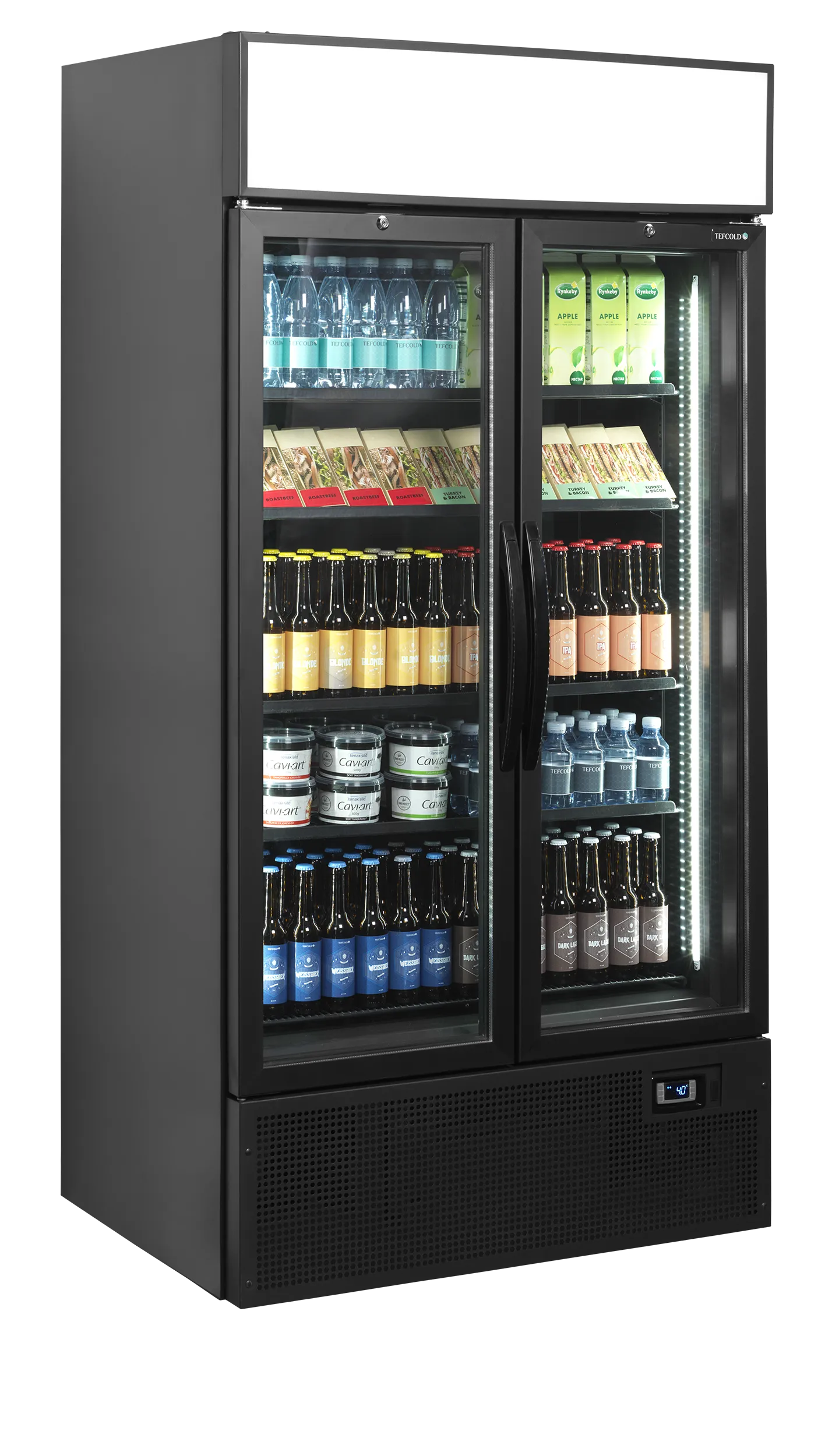Chladiaca skriňa – 524 L – 2 – dverová – čierna | TEFCOLD FSC1000H BLACK – Obrázok 6