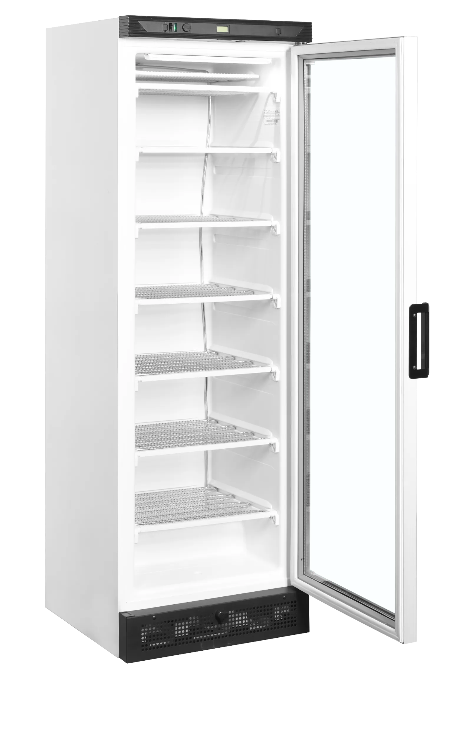 Mraziaca skriňa – presklené dvere – 270 L – biela | TEFCOLD UFFS371G – Obrázok 5