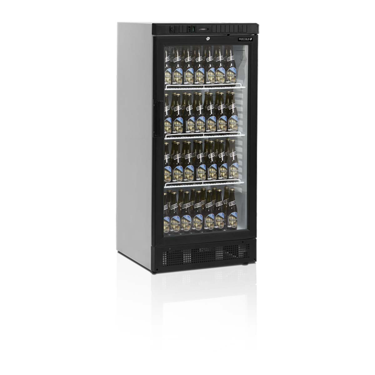 Chladiaca skriňa – 190 L – presklené dvere – biela | TEFCOLD SCU 1220 – Obrázok 3