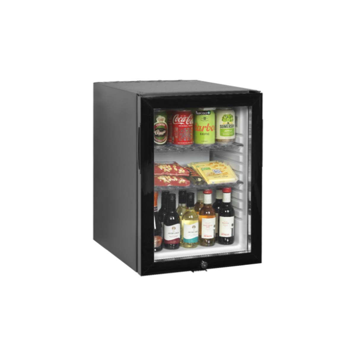 Mini chladnička – čierna – 34 L | TEFCOLD TM 45 GC – Obrázok 3