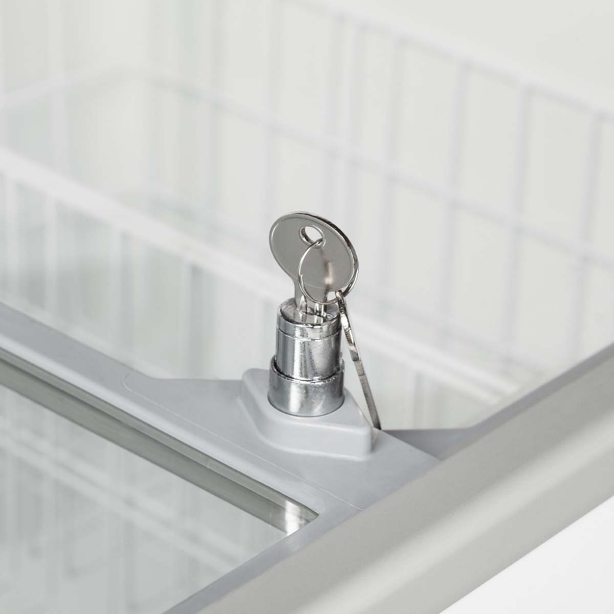 Truhlicová mraznička – presklené veko – 430 L | IC 501 SC Tefcold – Obrázok 5