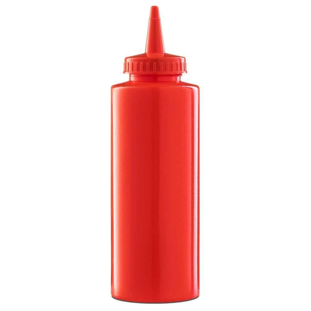 Dávkovač na omáčky z polyetylénu 0,35 l, červený | FORGAST FG03218 – Obrázok 4
