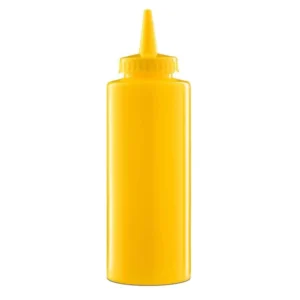 Dávkovač na omáčky z polyetylénu 0,35 l, žltý | FORGAST FG03221