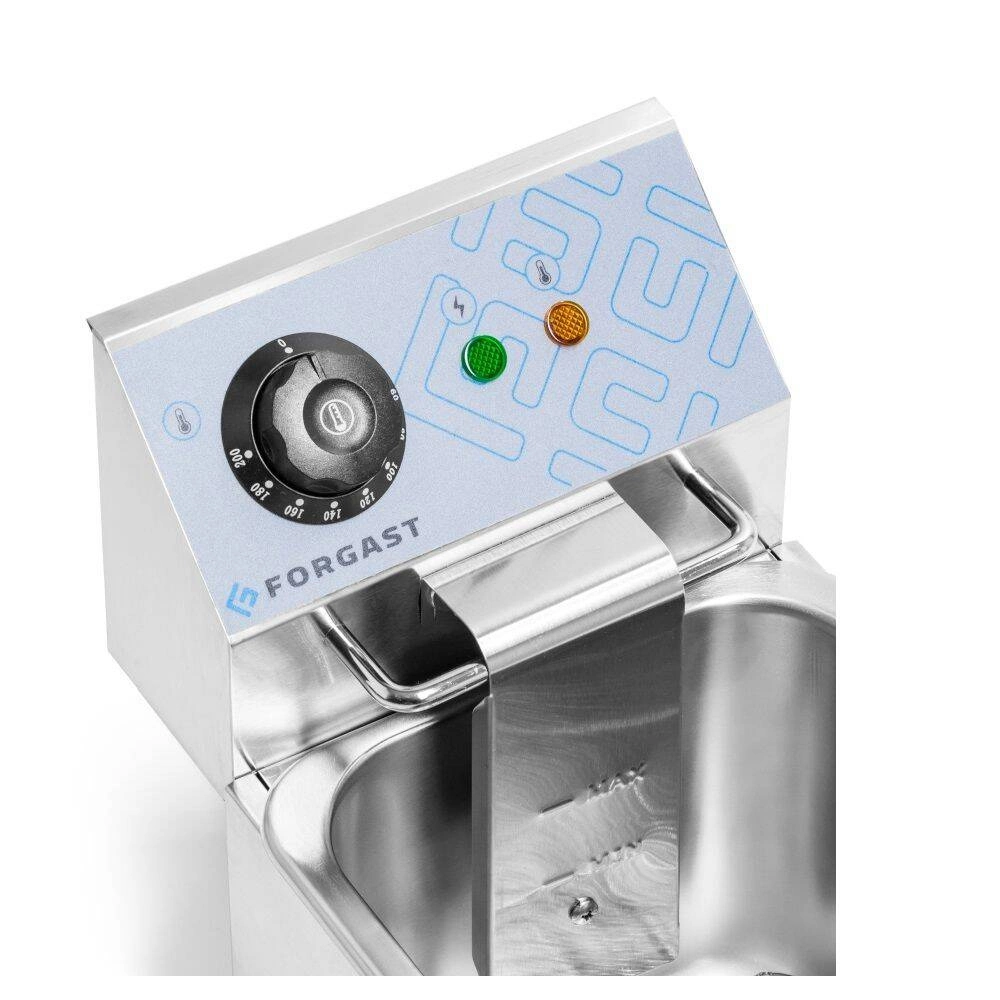 Elektrická fritéza 1-komorová 4 l, 2 kW, 230 V | FORGAST FG09004 – Obrázok 2