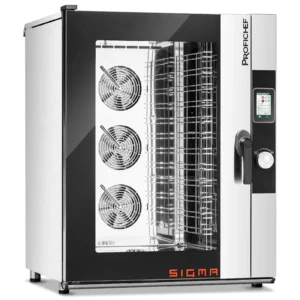 Elektrická konvekčno-parná pec Sigma 12 GN 1/1, elektronické ovládanie, 15,7 kW, 400 V | PROFICHEF PCS11012