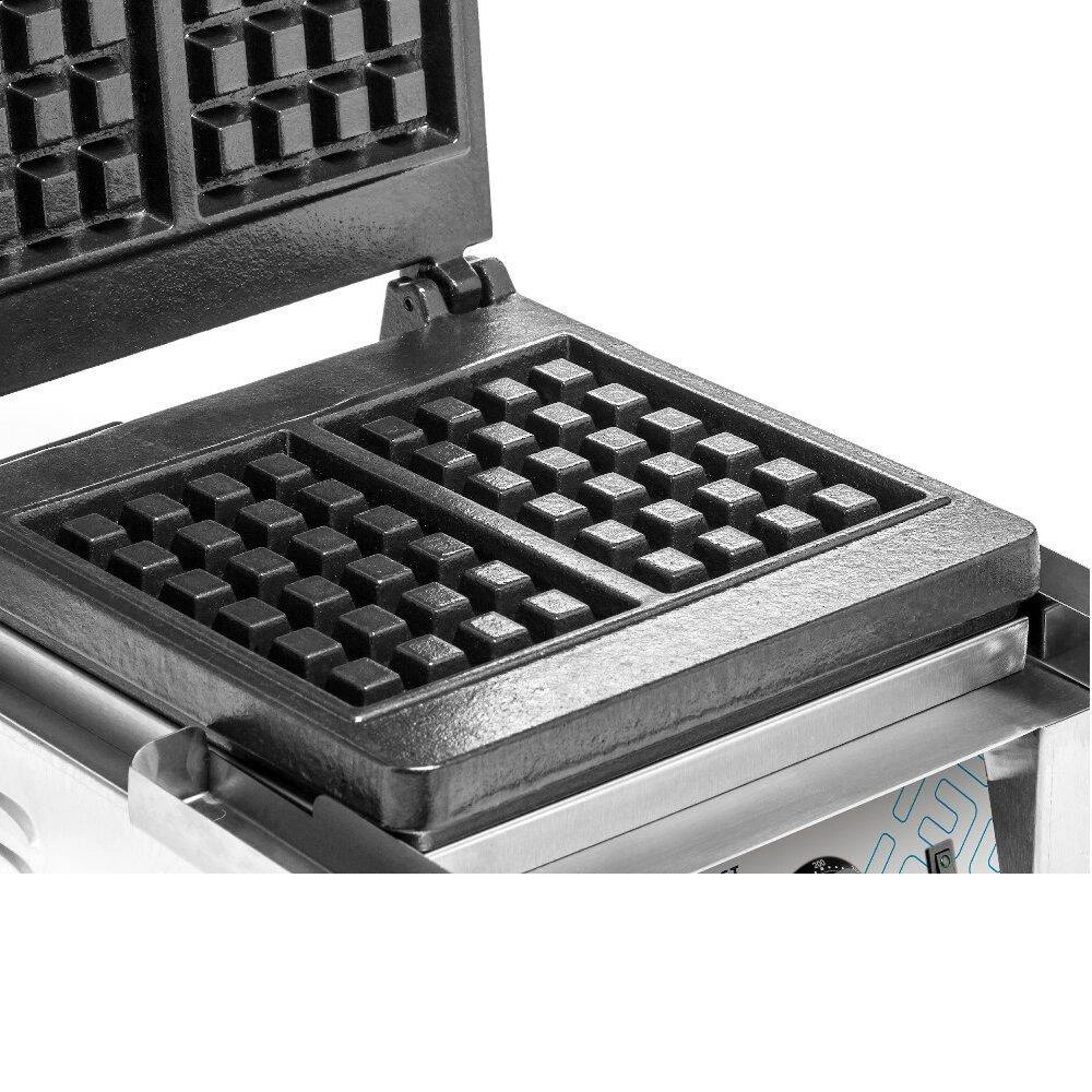 Elektrický vaflovač, 2 vafle 10x17 cm, 2 kW, 230 V | FORGAST FG09703 – Obrázok 4