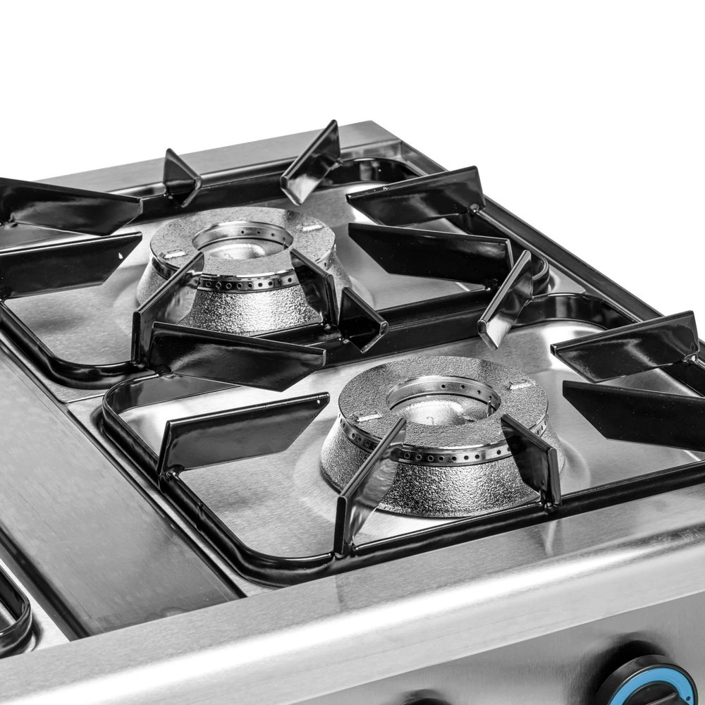Plynový gastronomický sporák 6-horákový, 34,4 kW | FORGAST FG09456 – Obrázok 5