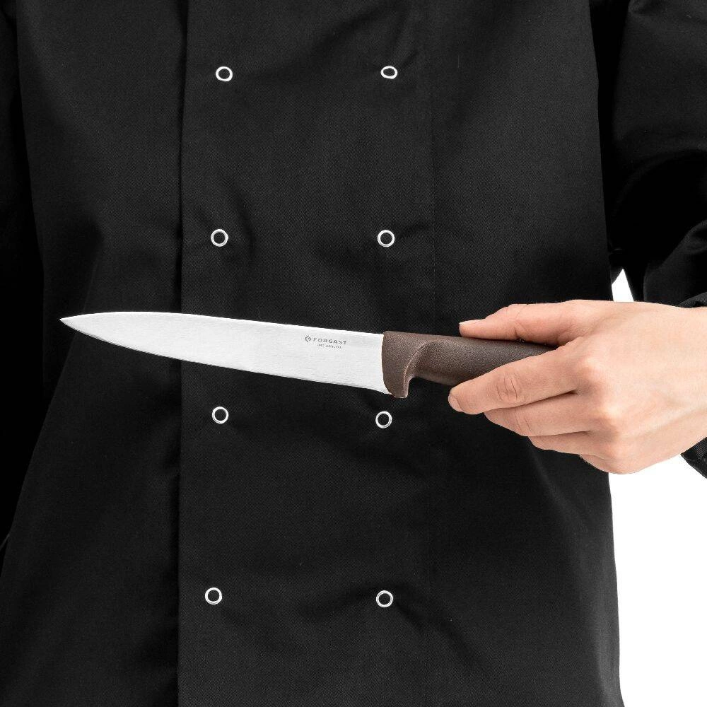 HACCP hnedý kuchynský nôž 18 cm dlhý FORGAST FG01843 – Obrázok 2
