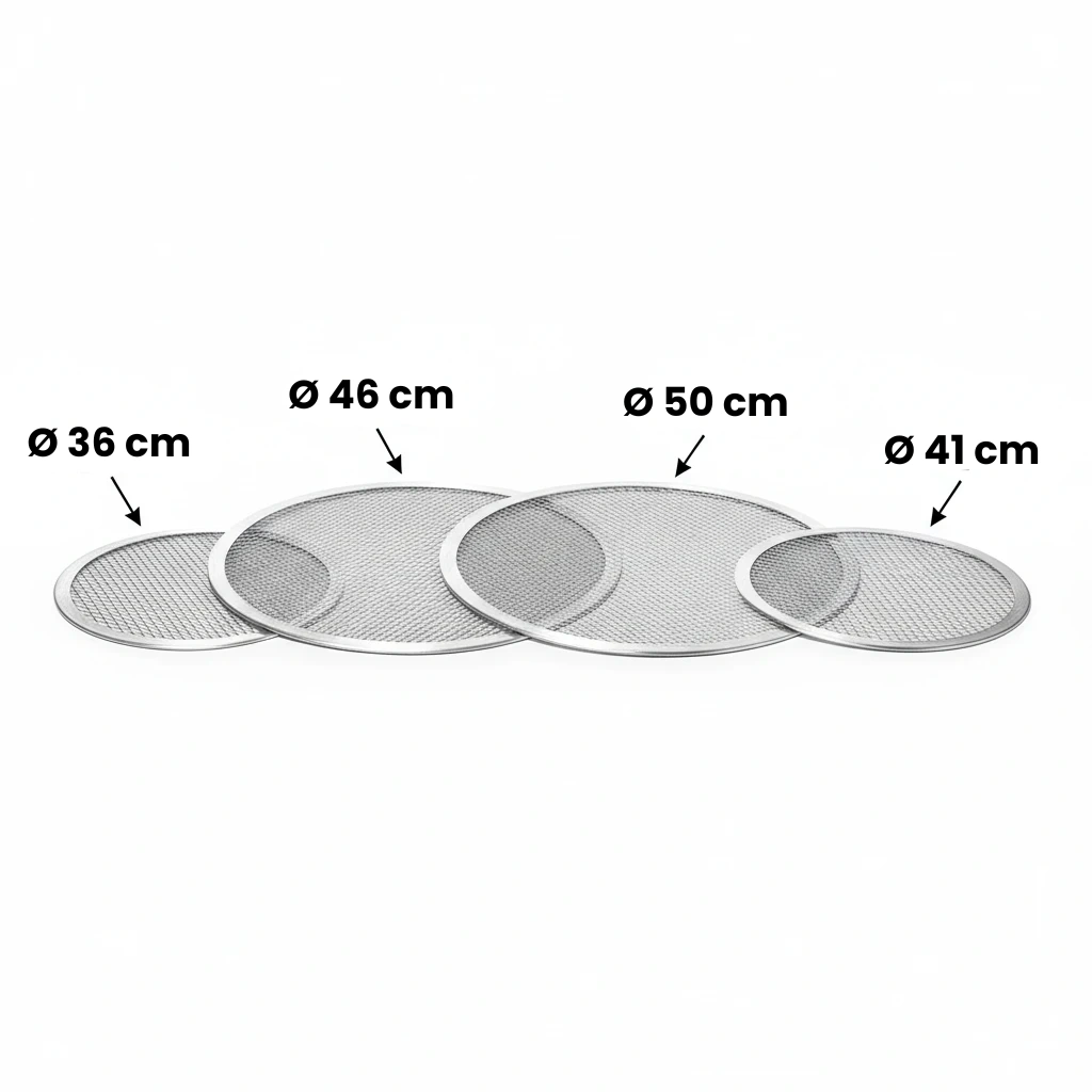 Hliníková sieťka na pizzu 36 cm | FORGAST FG02916 – Obrázok 6