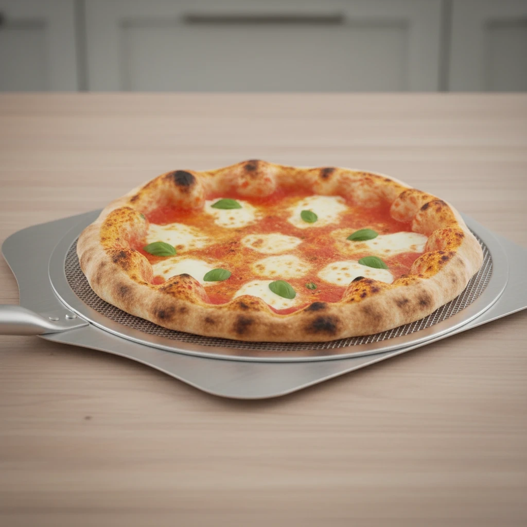 Hliníková sieťka na pizzu 36 cm | FORGAST FG02916 – Obrázok 2