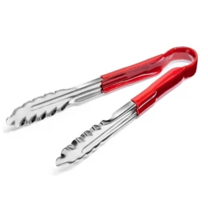 Kliešte na servírovanie HACCP červené, univerzálne, 24 cm | FORGAST FG11118