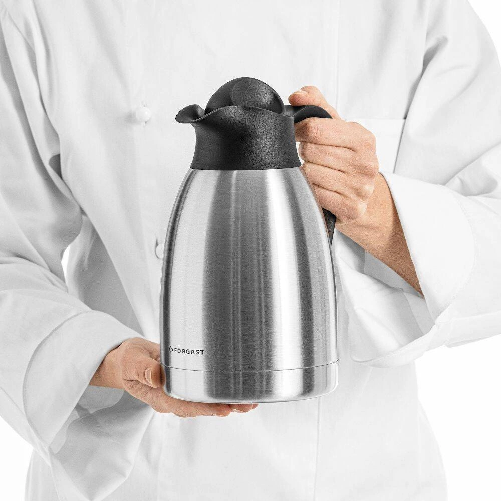 Konferenčná oceľová termoska so skrutkovacím vekom 1,5 l | FORGAST FG05816 – Obrázok 4