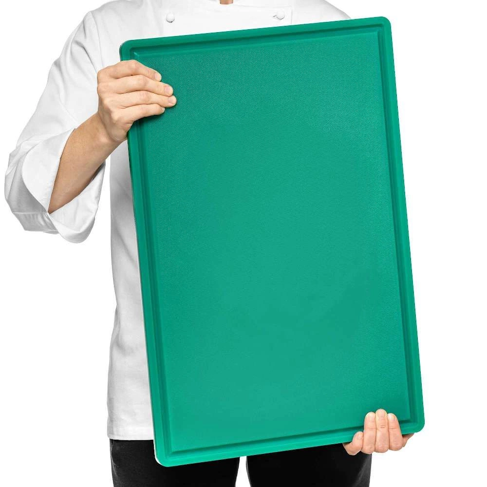 Krájacia doska HACCP zelená 60x40 cm | FORGAST FG12612 – Obrázok 2