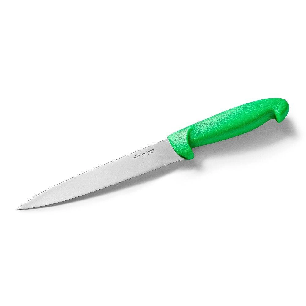 Kuchynský nôž HACCP zelený 18 cm dlhý FORGAST FG01842 – Obrázok 3