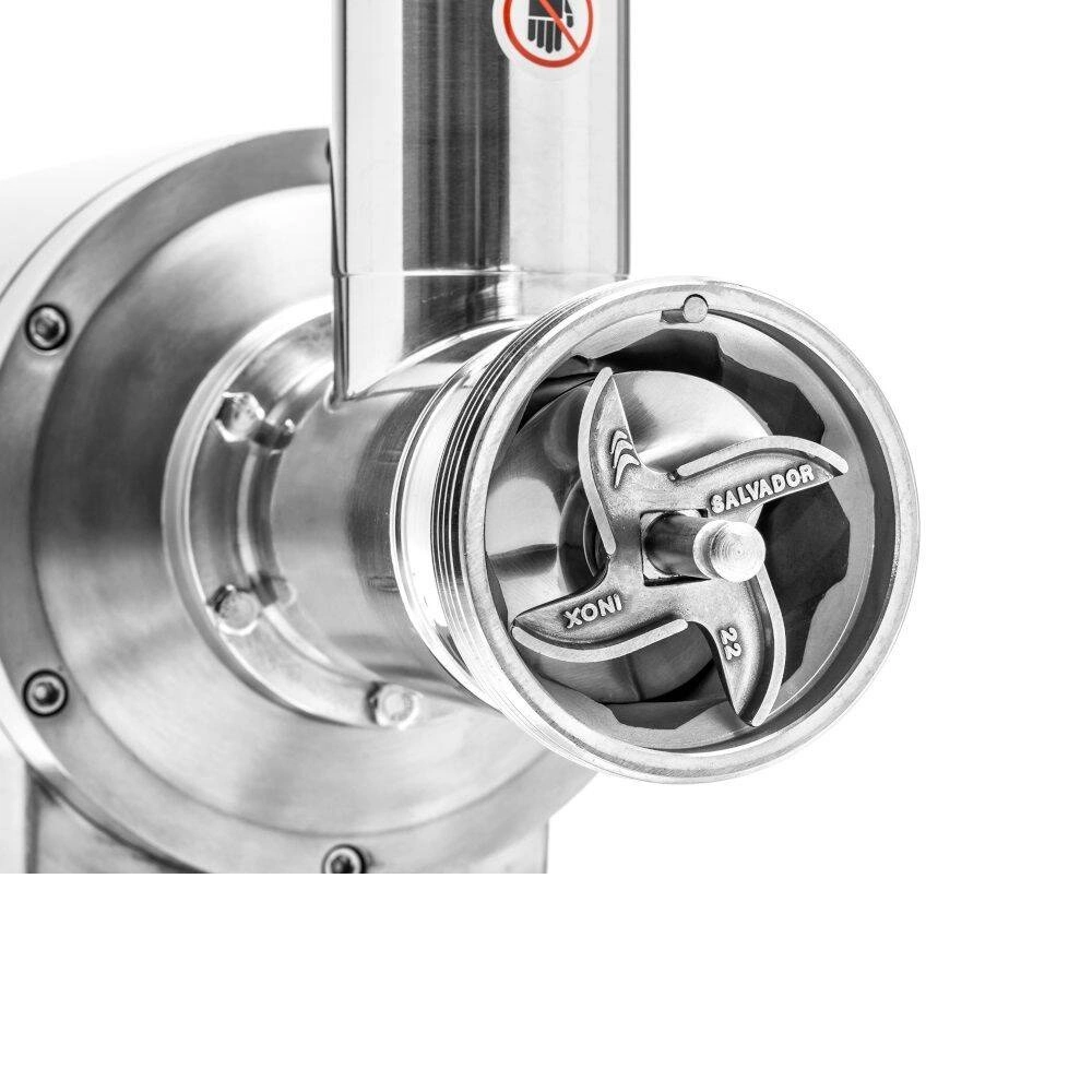 Mlynček na mäso (vlk na mäso), 220 kg/h, 0.75 kW, 230 V | FORGAST FG10101 – Obrázok 2