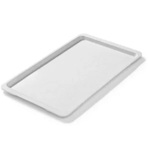 Obdĺžnikový podnos z polyesteru sivý, 53x32,5 cm, GN 1/1 | FORGAST FG12511