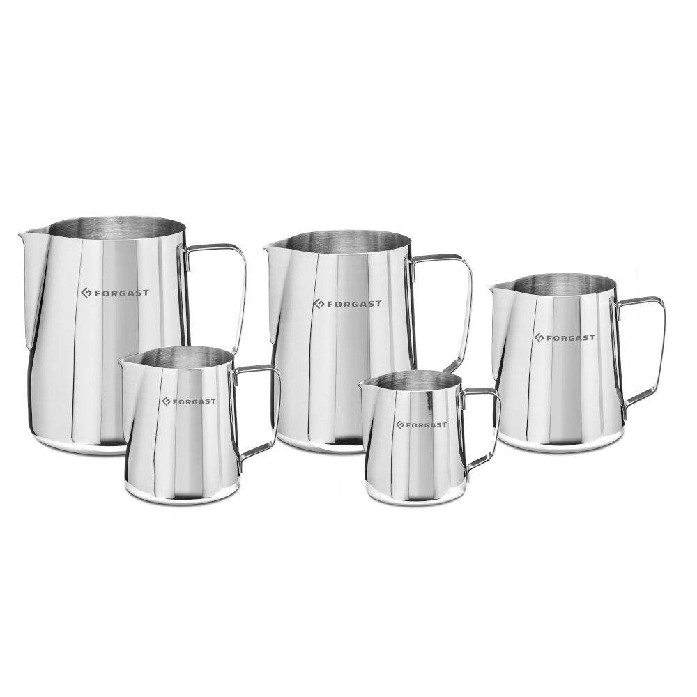 Oceľová kanvica na napenenie mlieka, 350 ml | FORGAST FG11020 – Obrázok 2
