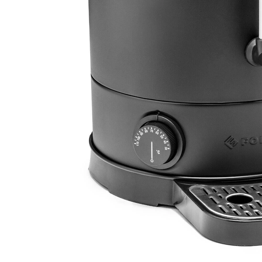Ohrievač vody 17,5 l s odkvapkávacou táckou, čierny, dvojplášťový | FORGAST FG05561 – Obrázok 7