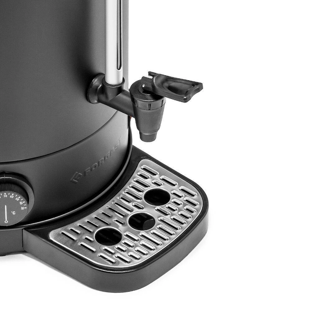 Ohrievač vody 17,5 l s odkvapkávacou táckou, čierny, dvojplášťový | FORGAST FG05561 – Obrázok 6