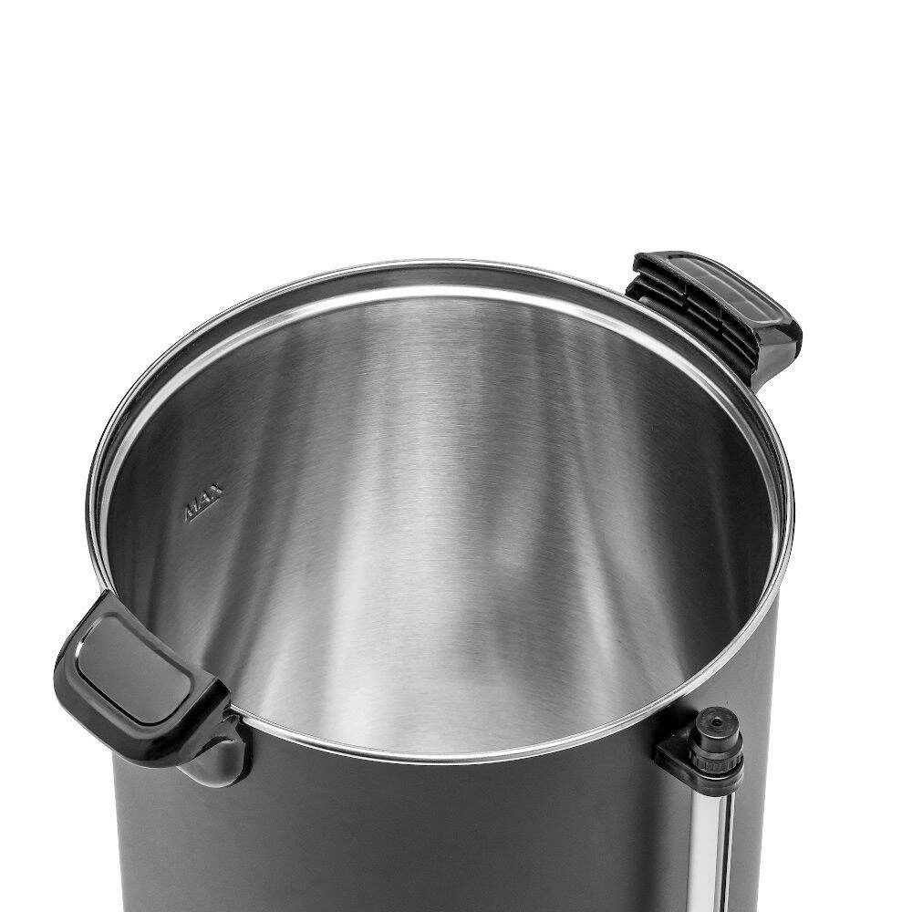 Ohrievač vody 17,5 l s odkvapkávacou táckou, čierny, dvojplášťový | FORGAST FG05561 – Obrázok 2