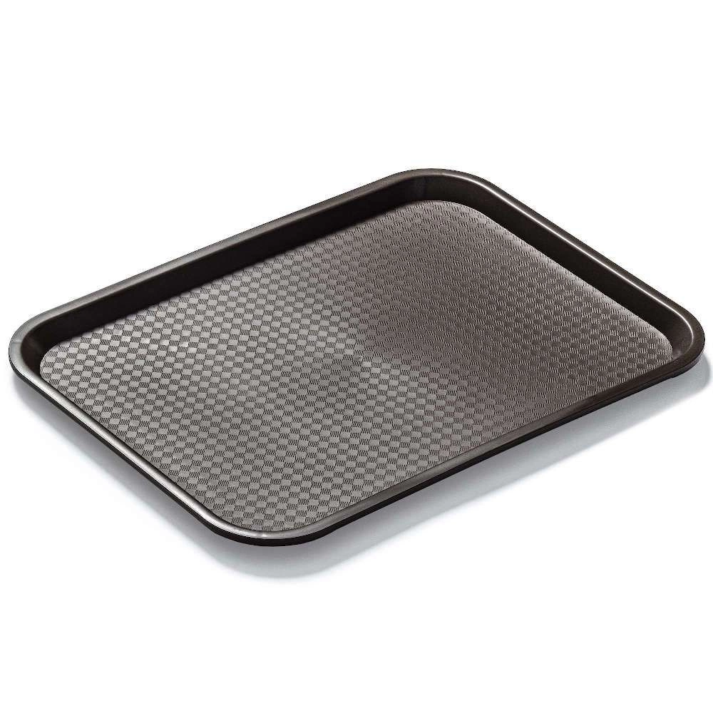 Podnos na fast food hnedý, polypropylén, obdĺžnikový 40x30 cm | FORGAST FG12526 – Obrázok 3