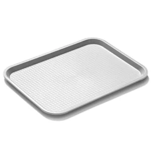 Podnos na fast food sivý, polypropylén, 35x25 cm, obdĺžnikový | FORGAST FG12505