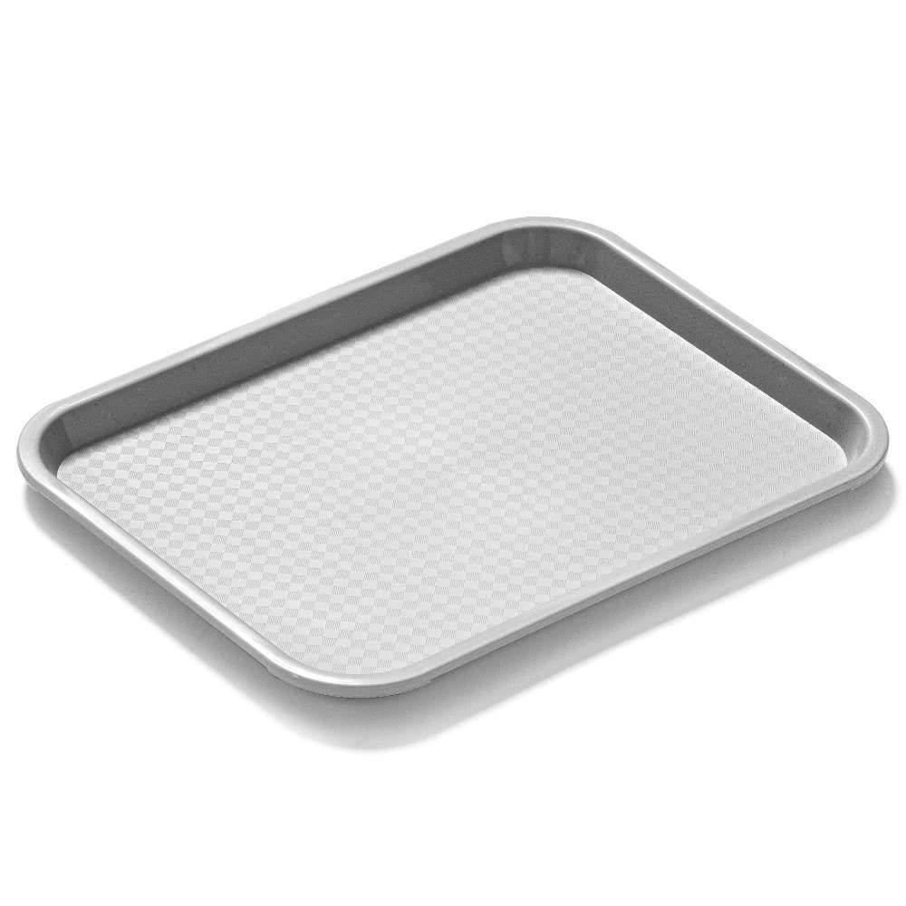 Podnos na fast food sivý, polypropylén, 40x30 cm, obdĺžnikový | FORGAST FG12525 – Obrázok 3