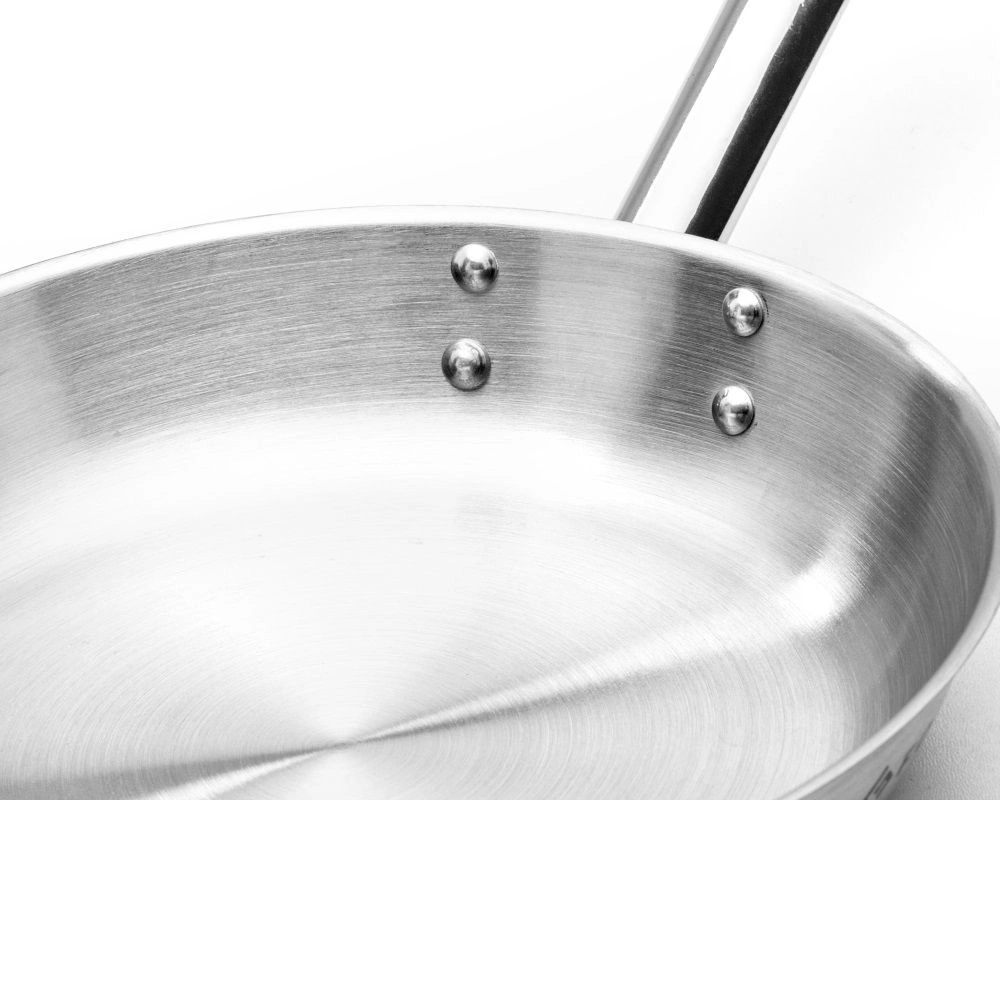 Satinovaná oceľová panvica s priemerom 28 cm | FORGAST FG02302 – Obrázok 3
