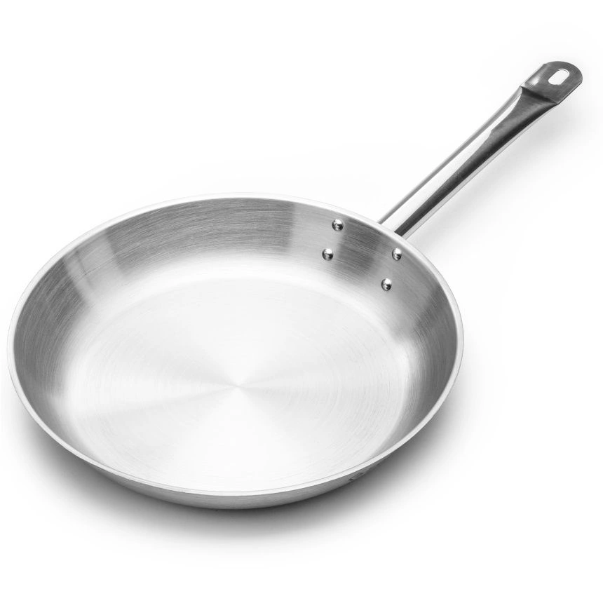 Satinovaná oceľová panvica s priemerom 32 cm FORGAST FG02304 – Obrázok 4